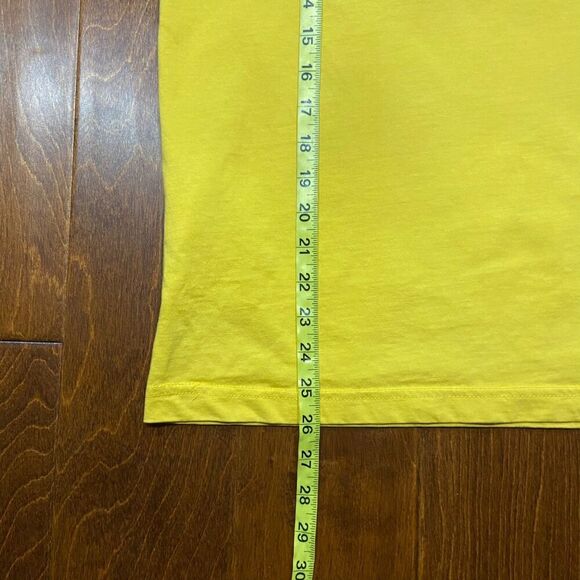 Nautica Vintage 90s Rowing Embroidered Yellow T-Shirt Men's Size Medium - Picture 9 of 9